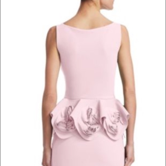 COPY - Le Petite Robe di Chiara Boni Rose Peplum Gown - Picture 3 of 12